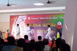 gallery - drcpalanivelrajan-assistant-professor-department-of-english-acted-as-chief-guest-for-cultural-artistry-fest-19-organised-by-velammal-matric-higher-secondary-school-theni-on-02042019 - 9