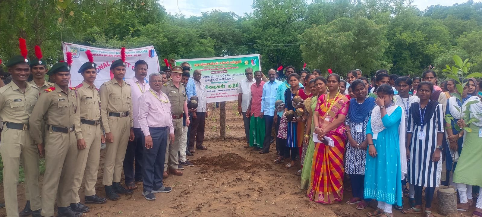 Palm seeds plantation programme