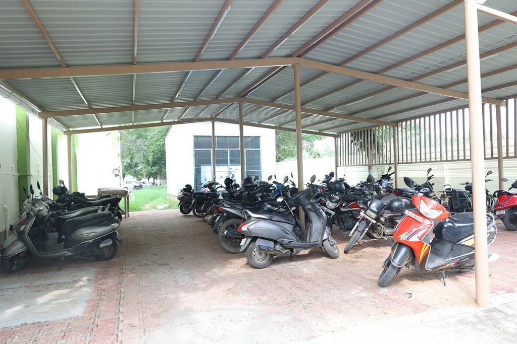 Staff two wheeler parking