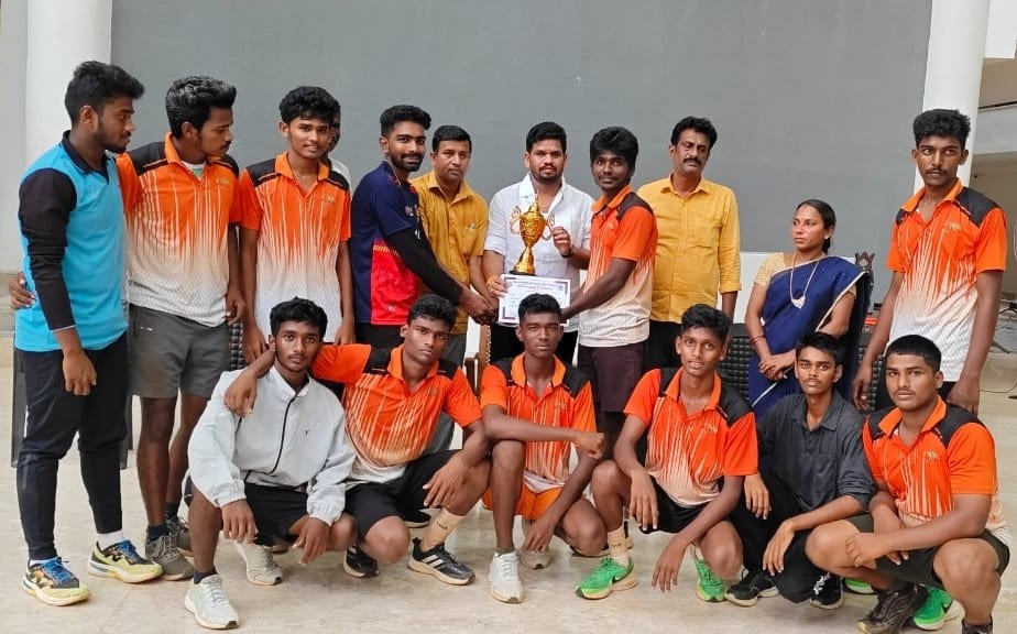 C.P.A. College, Bodinayakanur | Arts & Science College - C.P.A. College Handball Team Wins Third Place at MKU C-Zone Tournament