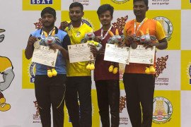 gallery - m-ajaykumar-wins-third-prize-in-cm-trophy-state-level-badminton-tournament-2024-2025 - 2