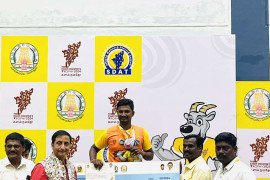 gallery - m-ajaykumar-wins-third-prize-in-cm-trophy-state-level-badminton-tournament-2024-2025 - 1