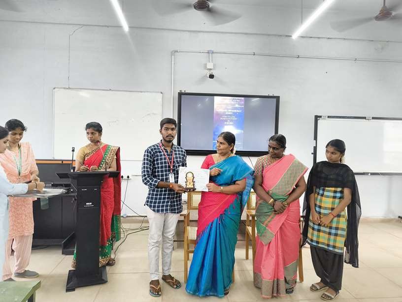 2 Students (B.Sc. Chemistry) Secure Third Place in Inter-College Quiz Competition