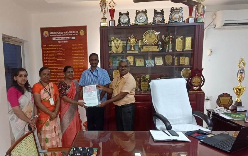 Department of Computer Science, C.P.A. College Signs MoU with N.S.S. College, Rajakumari, Kerala